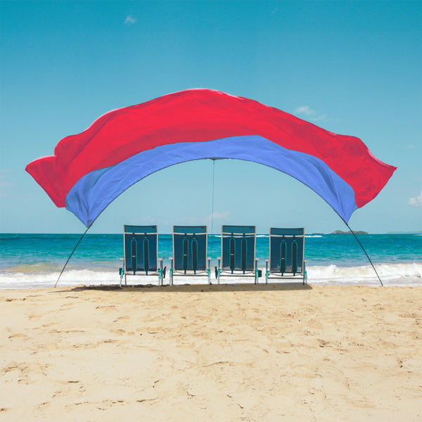 Shibumi Shade Quiet Canopy and Wind Assist Bundle Classic 3.0 - Coral