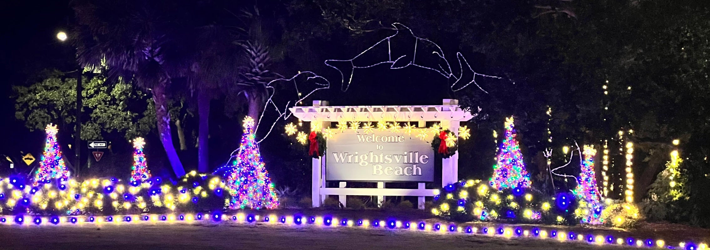 Christmas on Wrightsville Beach.  North Carolina Holiday Flotilla