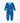 Hatley Kids Patterned Sharks Cotton Coverall - Blue cotton sleeper with shark print
