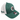 Green Richardson PVC cap on white background