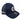 Solid navy Richardson PVC cap on white background