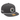 Charcoal Wrightsville Beach cap with white rope and Redix embroidery on a white background
