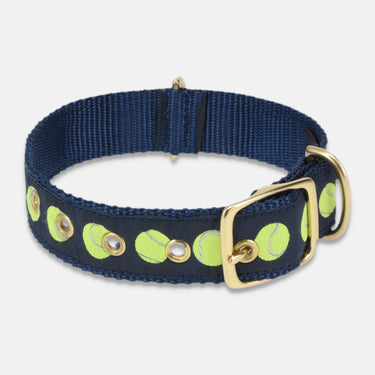 Leatherman Ltd. Tennis Balls Dog Collar